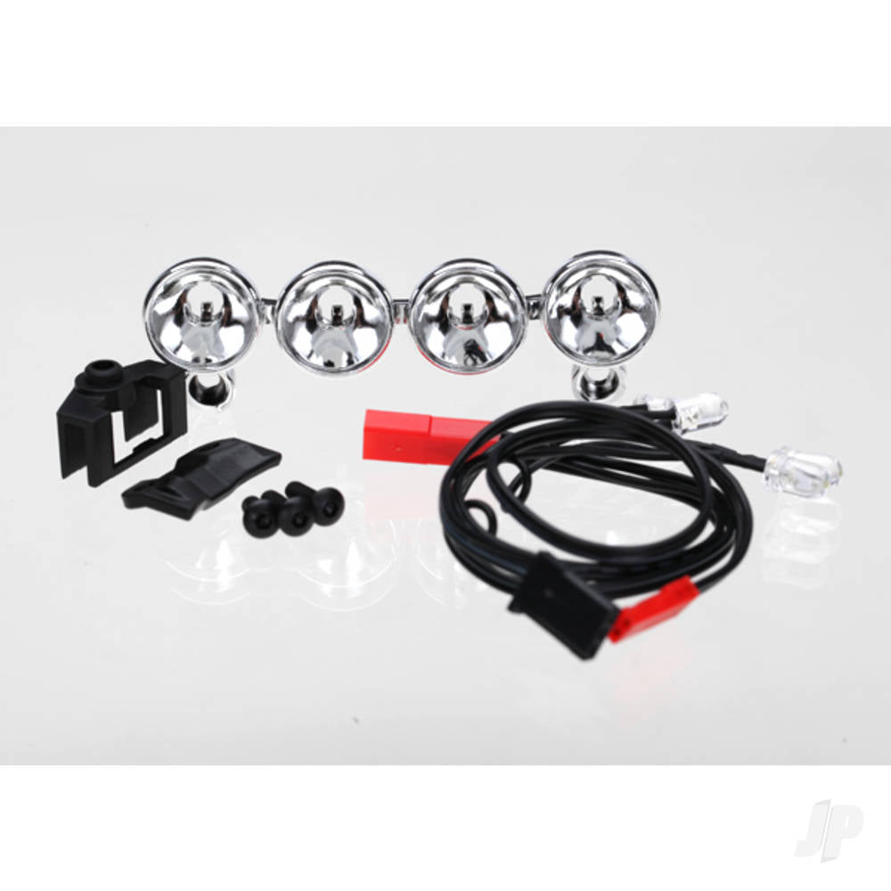 Traxxas LED light bar (chrome, 4 clear lights) 6784