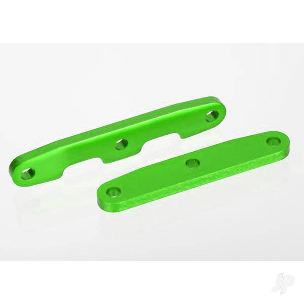 Traxxas Bulkhead tie bars, Front & Rear, aluminium (Green-anodised) 6823G