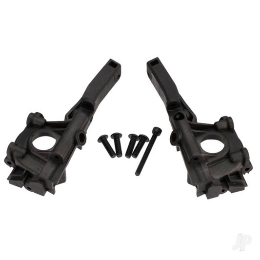 Traxxas Bulkhead, Front (left & right halves) / 3x10mm BCS (4 pcs) 7030X