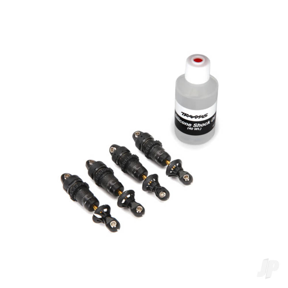 Traxxas Shocks, GTR hard anodised, PTFE-coated bodies with TiN shafts (fully assembled, with out springs) (4 pcs) 7061X
