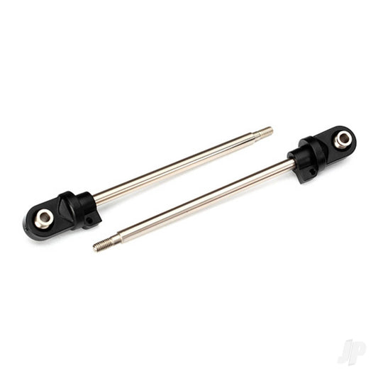Traxxas Shaft, GTX shock, 110mm (assembled with rod ends & hollow balls) (Steel, chrome finish) (2 pcs) 7763