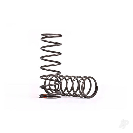 Traxxas Springs, shock, medium (natural finish) (GTX) (2.899 rate, orange stripe) (2) 7865