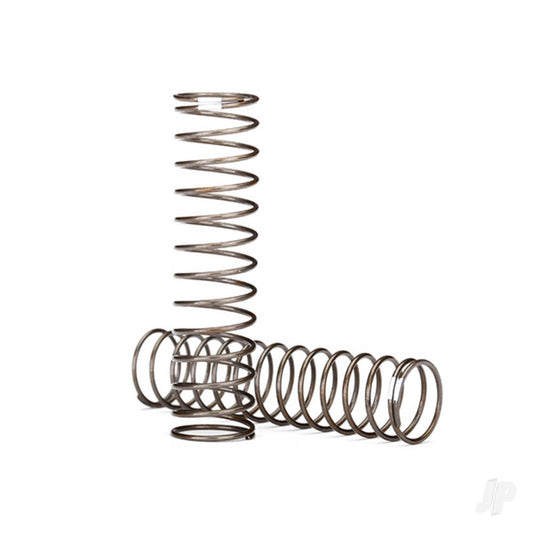 Traxxas Springs, shock (natural finish) (GTS) (0.30 rate, white stripe) (2 pcs) 8043