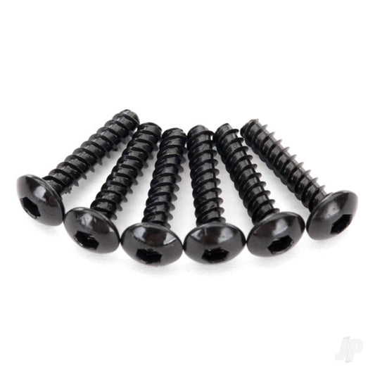 Traxxas Screws, 2.6x12mm button-head, self-tapping (hex drive) (6 pcs) 8299