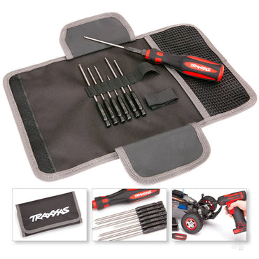 Traxxas 7-piece Metric Speed Bit Straight and Ball-end Hex Driver "Master" Set 8711