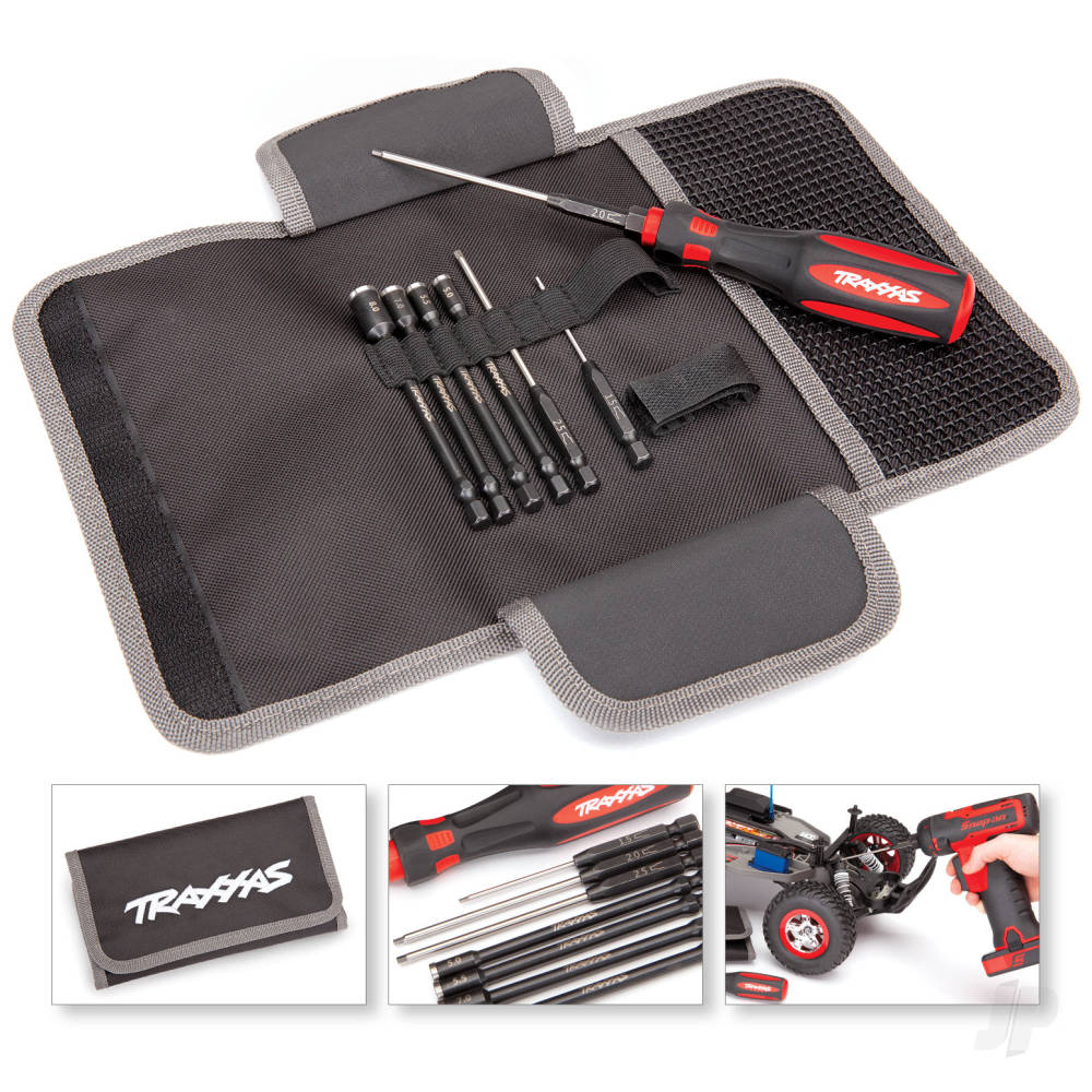 Traxxas 7-piece Metric Speed Bit Straight Hex and Nut Driver "Essentials" Set 8712