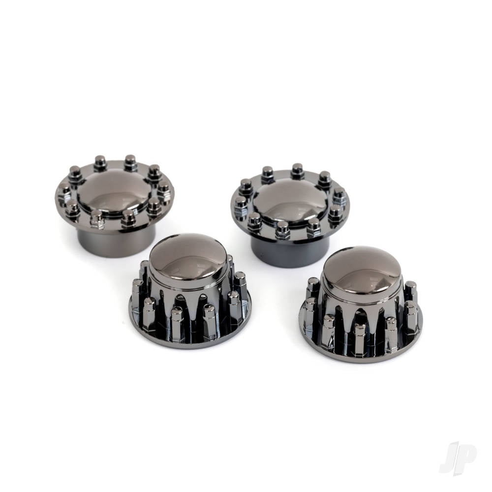 Traxxas Centre Caps, Front (2 pcs) Rear (2 pcs) 8876R