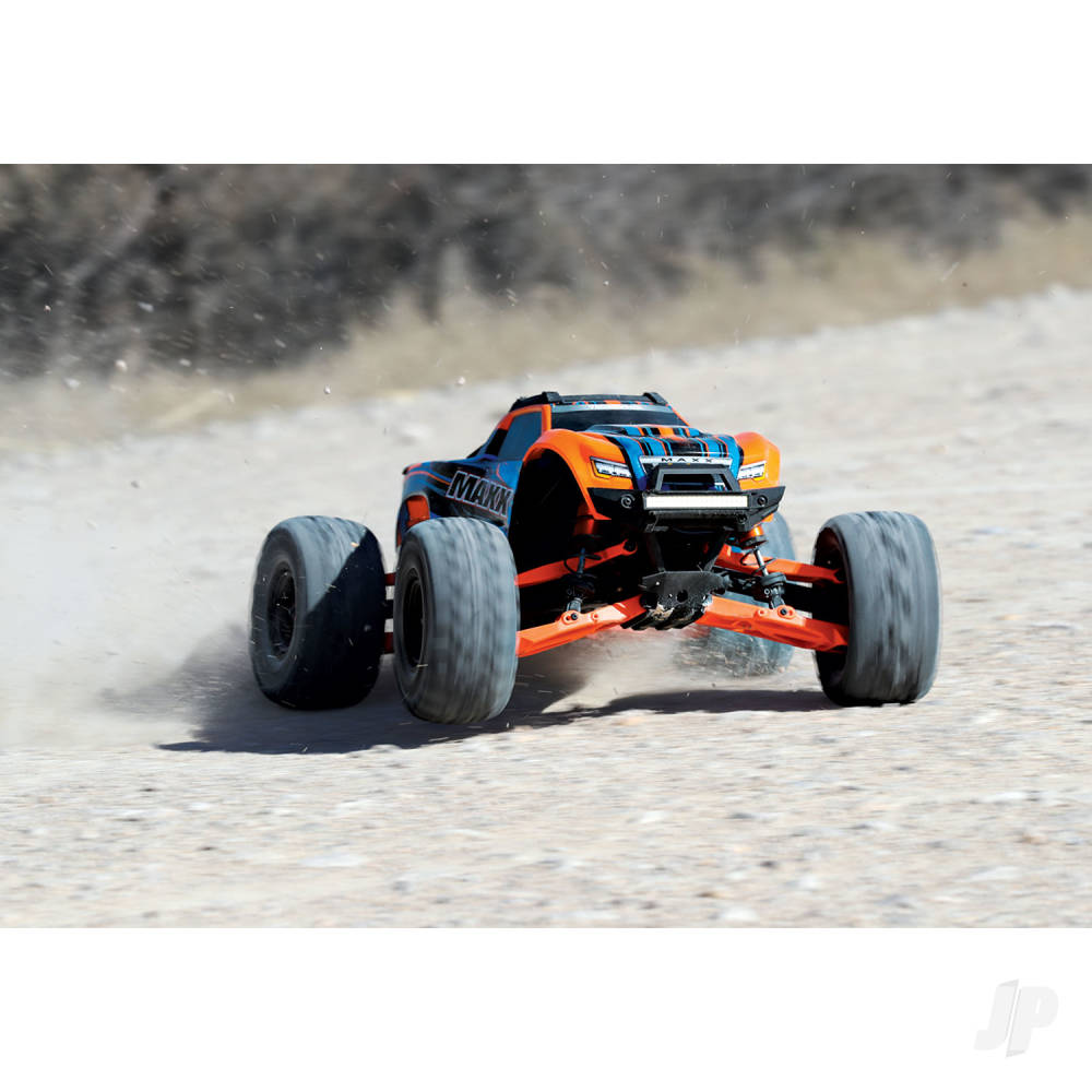 Traxxas Suspension kit, WideMaxx, Orange (includes Front & Rear suspension arms, Front toe links, Rear shock springs) 8995T