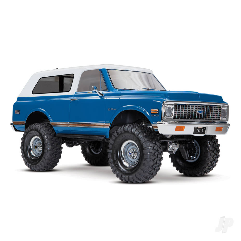 Traxxas Body, Chevrolet Blazer (1972), complete (blue) (includes grille, side mirrors, door handles, windshield wipers, front & rear bumpers, decals) 9111X