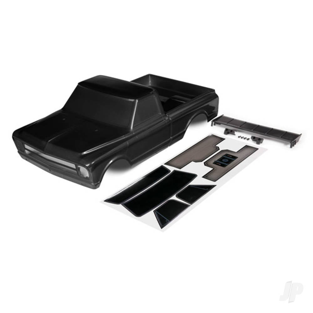 Traxxas Body, Chevrolet C10 (black) (includes wing & decals) 9411A