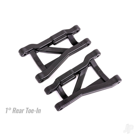Traxxas Suspension arms, black, rear (left & right), heavy duty, 1deg toe angle (2) 9431
