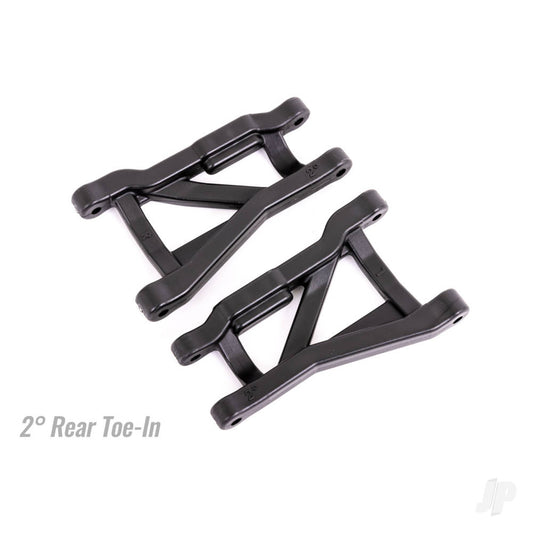 Traxxas Suspension arms, black, rear (left & right), heavy duty, 2deg toe angle (2) 9432