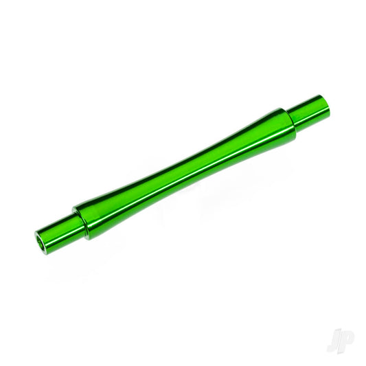 Traxxas Axle, wheelie bar, 6061-T6 aluminium (green-anodised) (1)/ 3x12 BCS (with threadlock) (2) 9463G