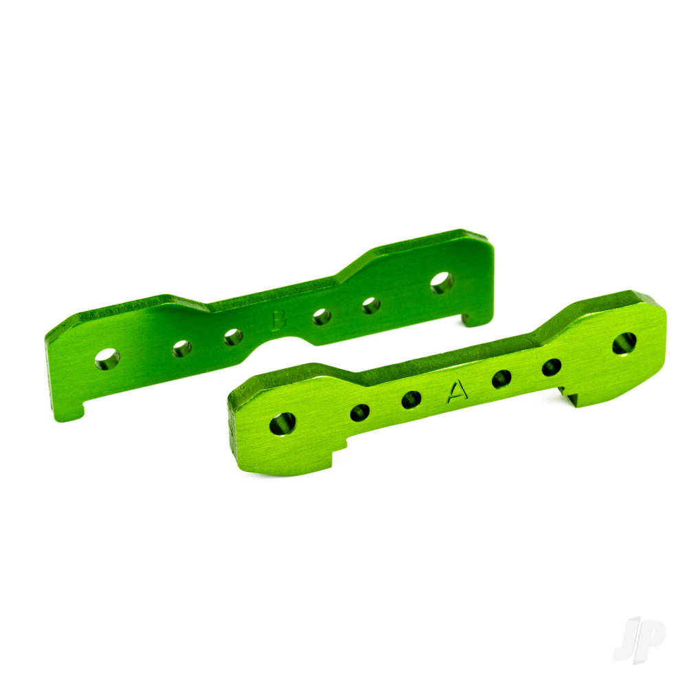 Traxxas Tie bars, front, 6061-T6 aluminium (green-anodised) 9527G