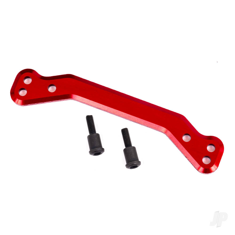 Traxxas Draglink, steering, 6061-T6 aluminium (red-anodised)/ 3x14mm SS (2) 9546R