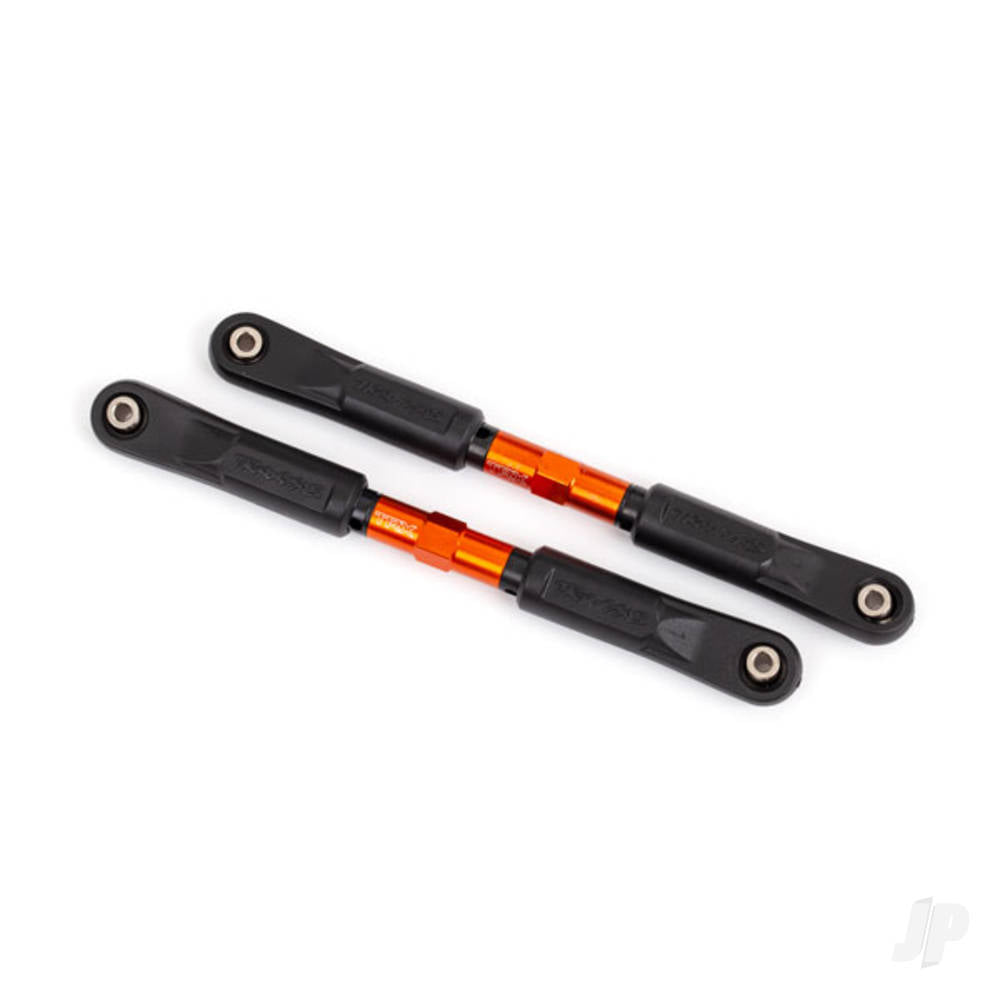 Traxxas Camber links, front, Sledge (TUBES orange-anodised, 7075-T6 aluminium, stronger than titanium) (117mm) (2)/ rod ends, assembled with steel hollow balls (4)/ aluminium wrench, 8mm (1) 9547T