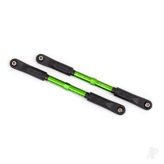 Traxxas Camber links, rear, Sledge (TUBES green-anodised, 7075-T6 aluminium, stronger than titanium) (144mm) (2)/ rod ends, assembled with steel hollow balls (4)/ aluminium wrench, 8mm (1) 9548G