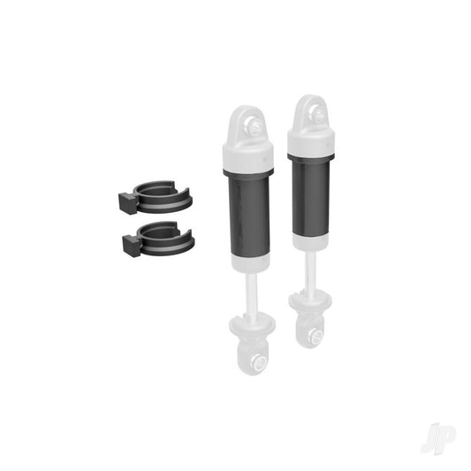 Traxxas Body, GTM shock, 6061-T6 Aluminium (grey-anodised) (includes spring pre-load spacers) (2) 9763-GRAY