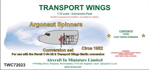 AIM - Transport Wings TWC72023 1:72 Argonaut spinners