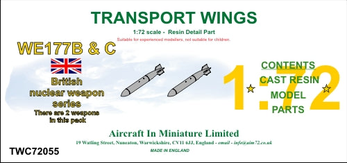 AIM - Transport Wings TWC72055 1:72 WE177B & C