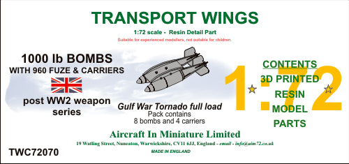 AIM - Transport Wings TWC72070 1:72 Gulf War Panavia Tornado