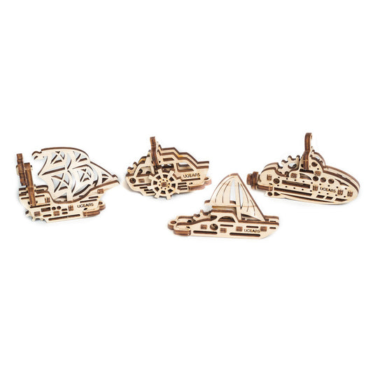 UGEARS 70035 U-Fidget Ships Wooden Model Kit