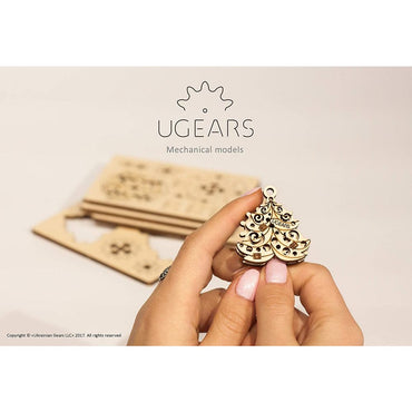 UGEARS 70043 U-Fidget Happy New Gear Wooden Model Kit