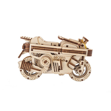 UGEARS 70168 Moto Compact Folding Scooter Wooden Model Kit