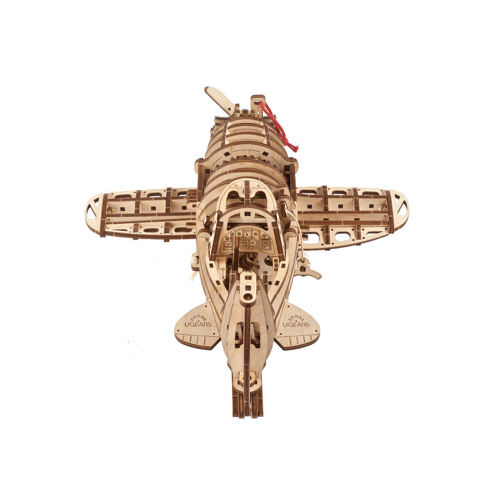 UGEARS 70183 Mad Hornet Airplane Wooden Model Kit