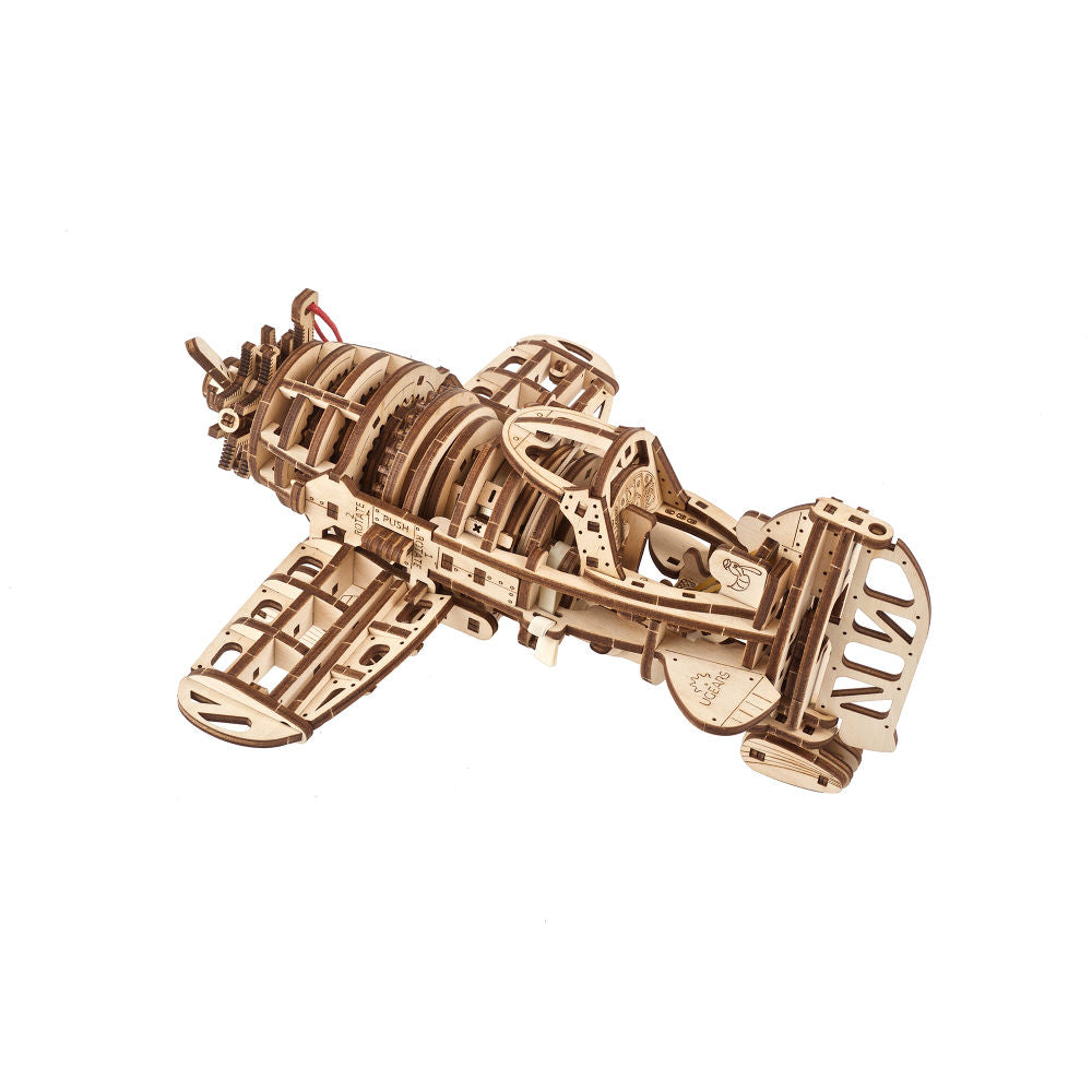 UGEARS 70183 Mad Hornet Airplane Wooden Model Kit