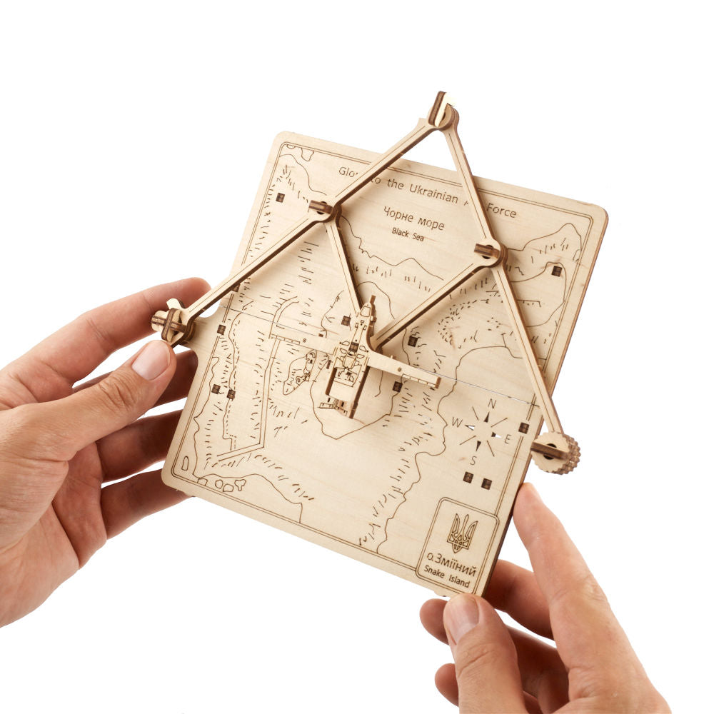UGEARS 70186 Liberation of Snake Island Wooden Model Kit
