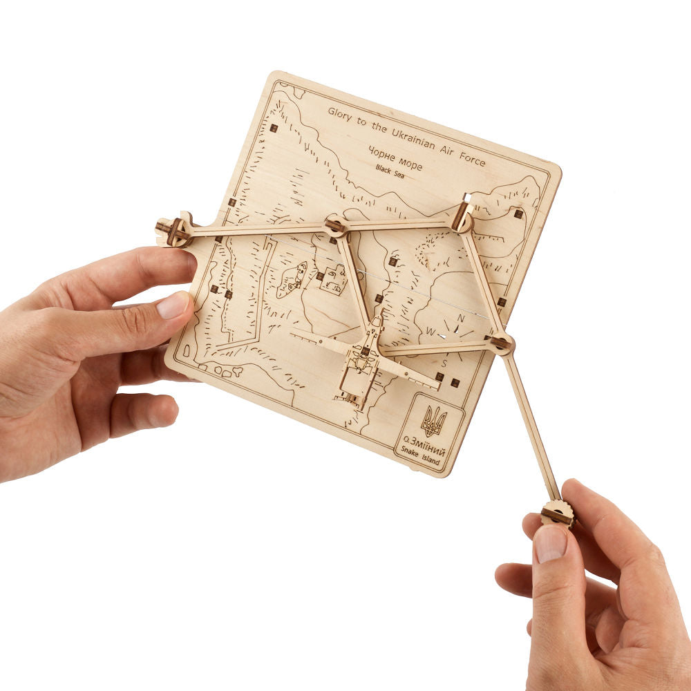 UGEARS 70186 Liberation of Snake Island Wooden Model Kit