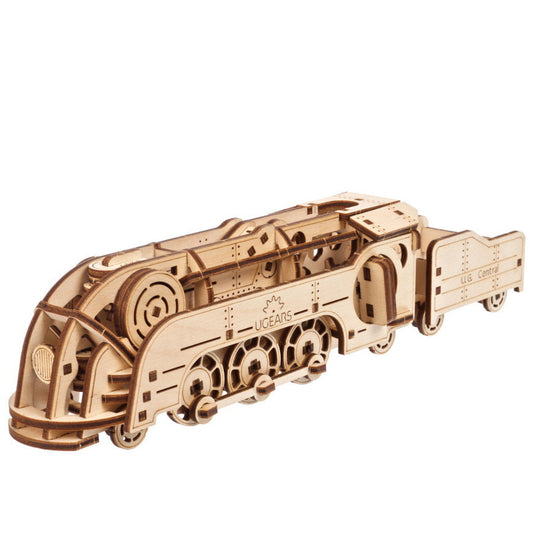 UGEARS 70228 Mini Locomotive Wooden Model Kit