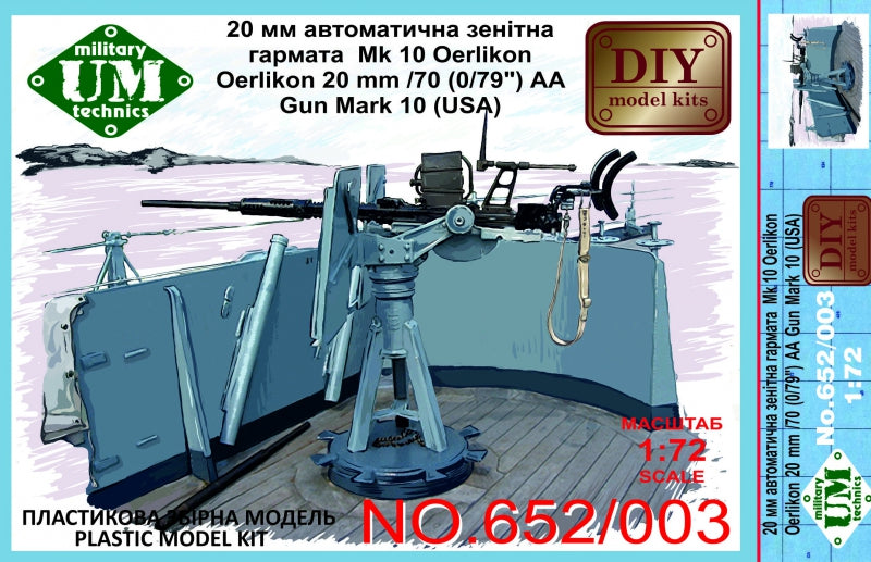 UM-MT UMMT652003 1:72 Oerlikon 20mm/70