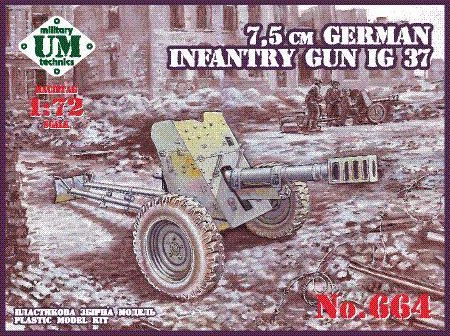 UM-MT UMMT664 1:72 75mm German infantry gun IG 37