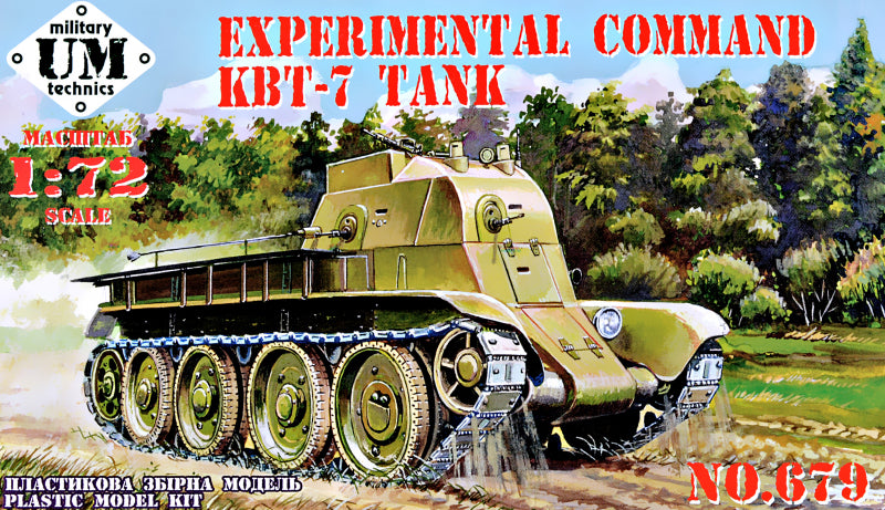 UM-MT UMMT679 1:72 Experimental command KBT-7 tank