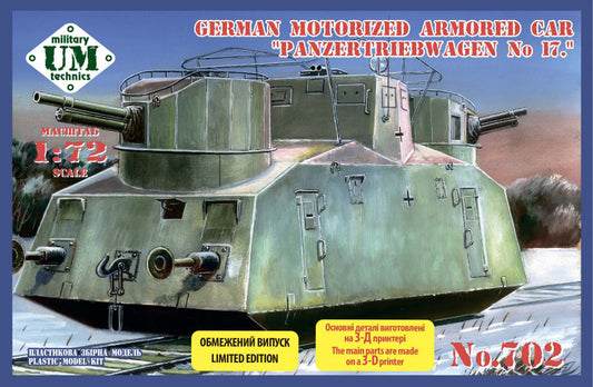 UM-MT UMMT702 1:72 Panzertribwagen No.17 German motorized armored car