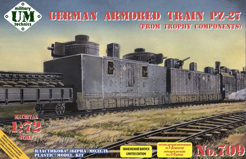 UM-MT UMMT709 1:72 German armored train PZ-27