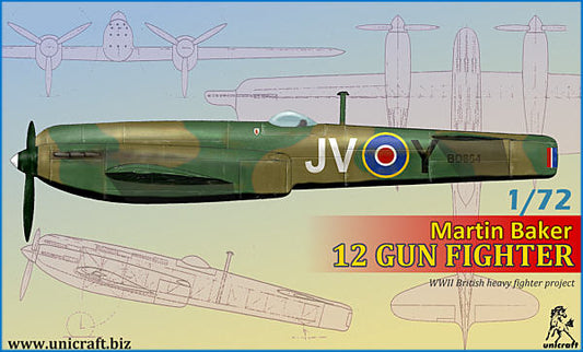 Unicraft UNI72105 Martin-Baker 12 Gun Heavy Fighter 1:72