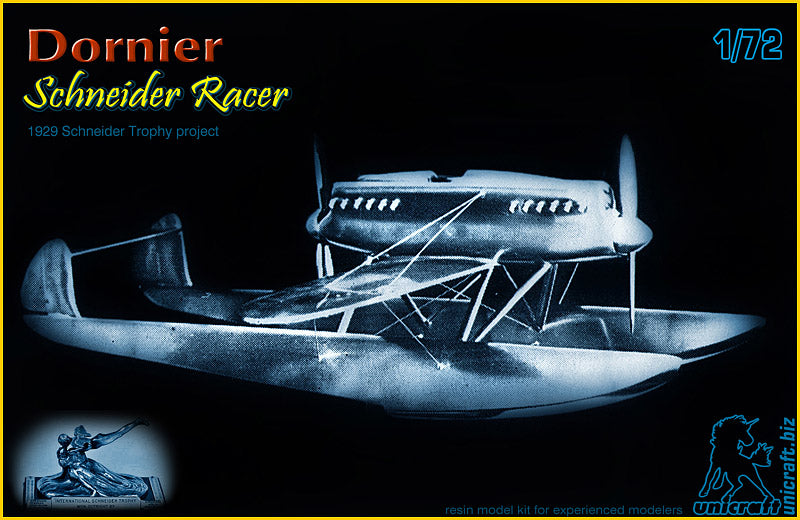 Unicraft UNI72124 1:72 Dornier Schneider Trophy Racer, German 1929 racer project