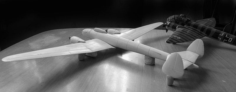 Unicraft UNI72125 1:72 Focke-Wulf FW P.12222-04 German WWII bomber project