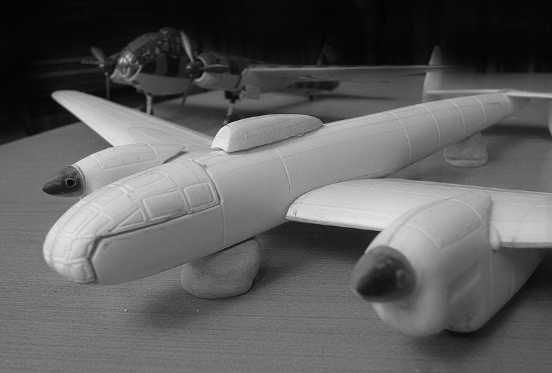 Unicraft UNI72125 1:72 Focke-Wulf FW P.12222-04 German WWII bomber project