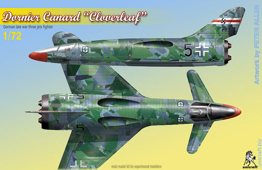 Unicraft UNI72129 Dornier Canard Cloverleaf Jet Fighter 1:72