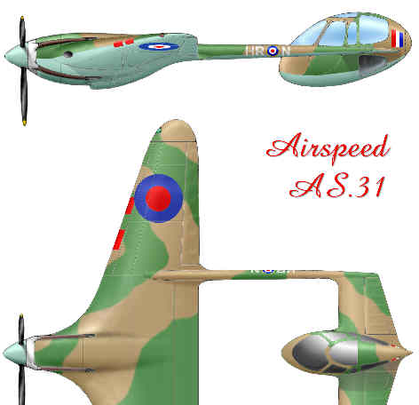 Unicraft UNI72133 1:72 Airspeed AS.31