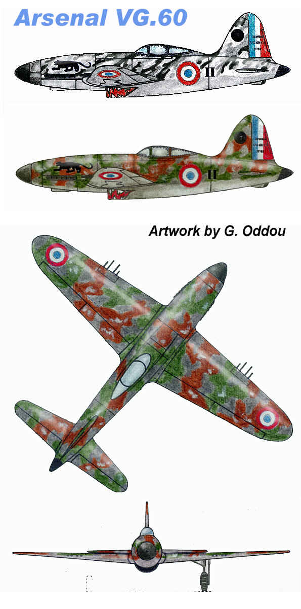 Unicraft UNI72134 1:72 Arsenal VG.60 French late war advanced fighter