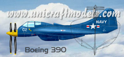 Unicraft UNI72135 1:72 Boeing 390 / F9B-2 U.S