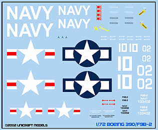 Unicraft UNI72135 1:72 Boeing 390 / F9B-2 U.S