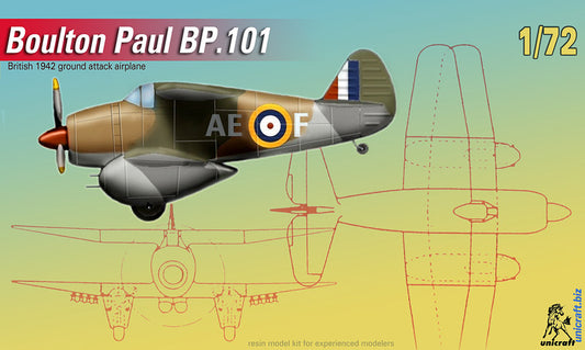 Unicraft UNI72139 Boulton-Paul BP.101 Ground Attack Biplane 1:72