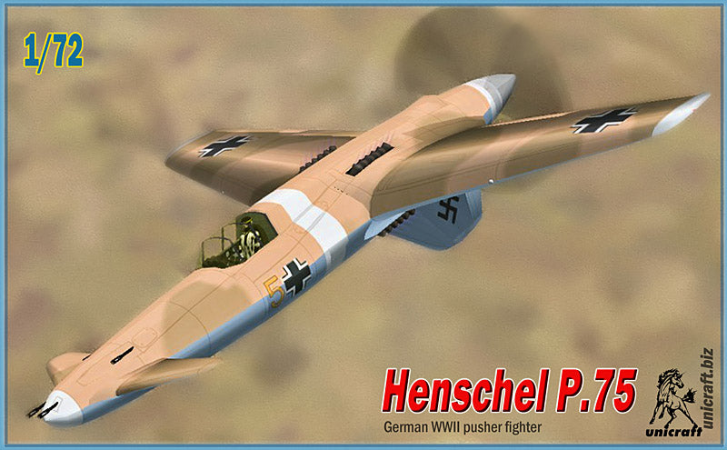 Unicraft UNI72141 1:72 Henschel Hs.75 German pusher fighter