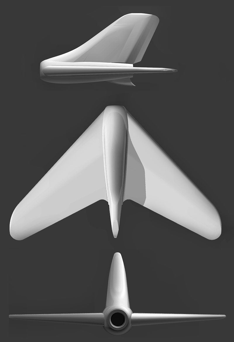 Unicraft UNI72143 1:72 Lippisch P.15-01, German experimental jet